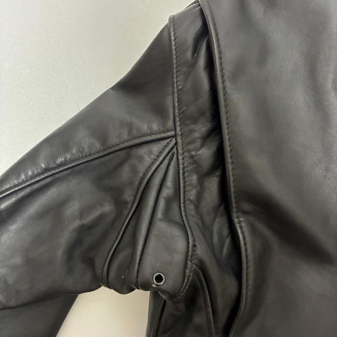 【米国製】Schott 652 レザートラッカージャケット ライナー付 38