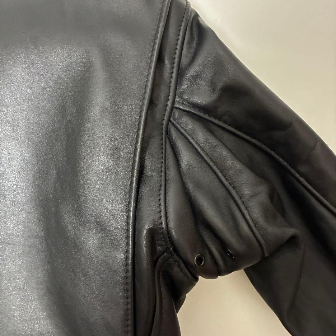 【米国製】Schott 652 レザートラッカージャケット ライナー付 38