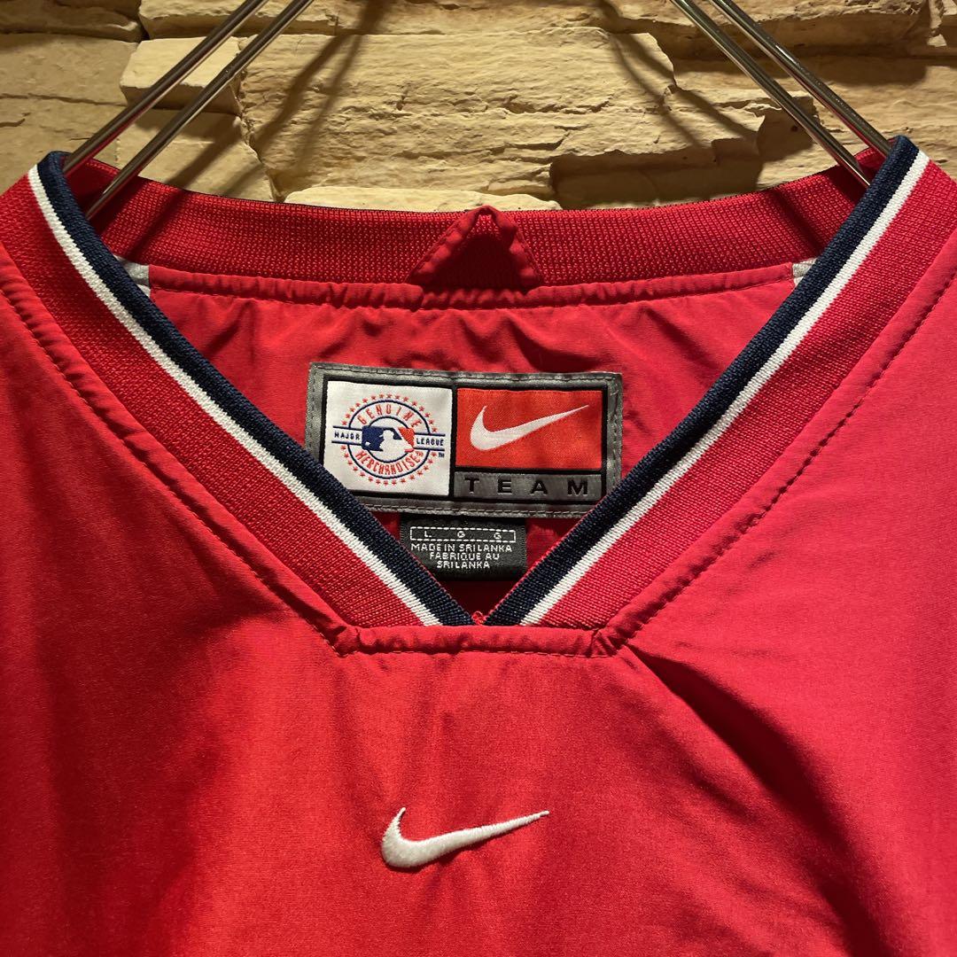 【激レア】y2k/在原みゆ紀/NIKE×インディアンス/デカロゴ/ピステ/L