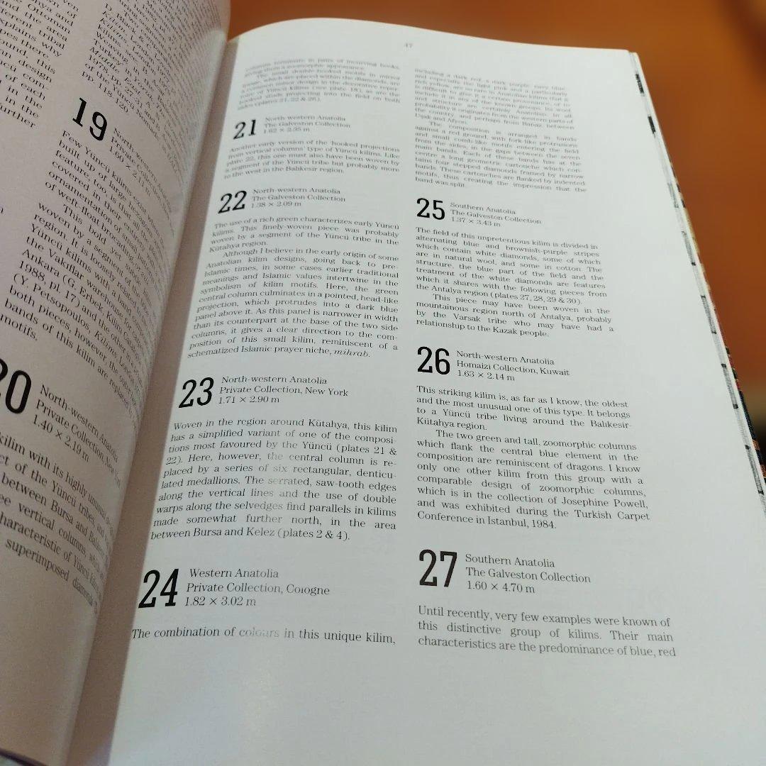 アート・デザイン・音楽 KILIMS MASTERPIECES FROM TURKEY RIZZOLI