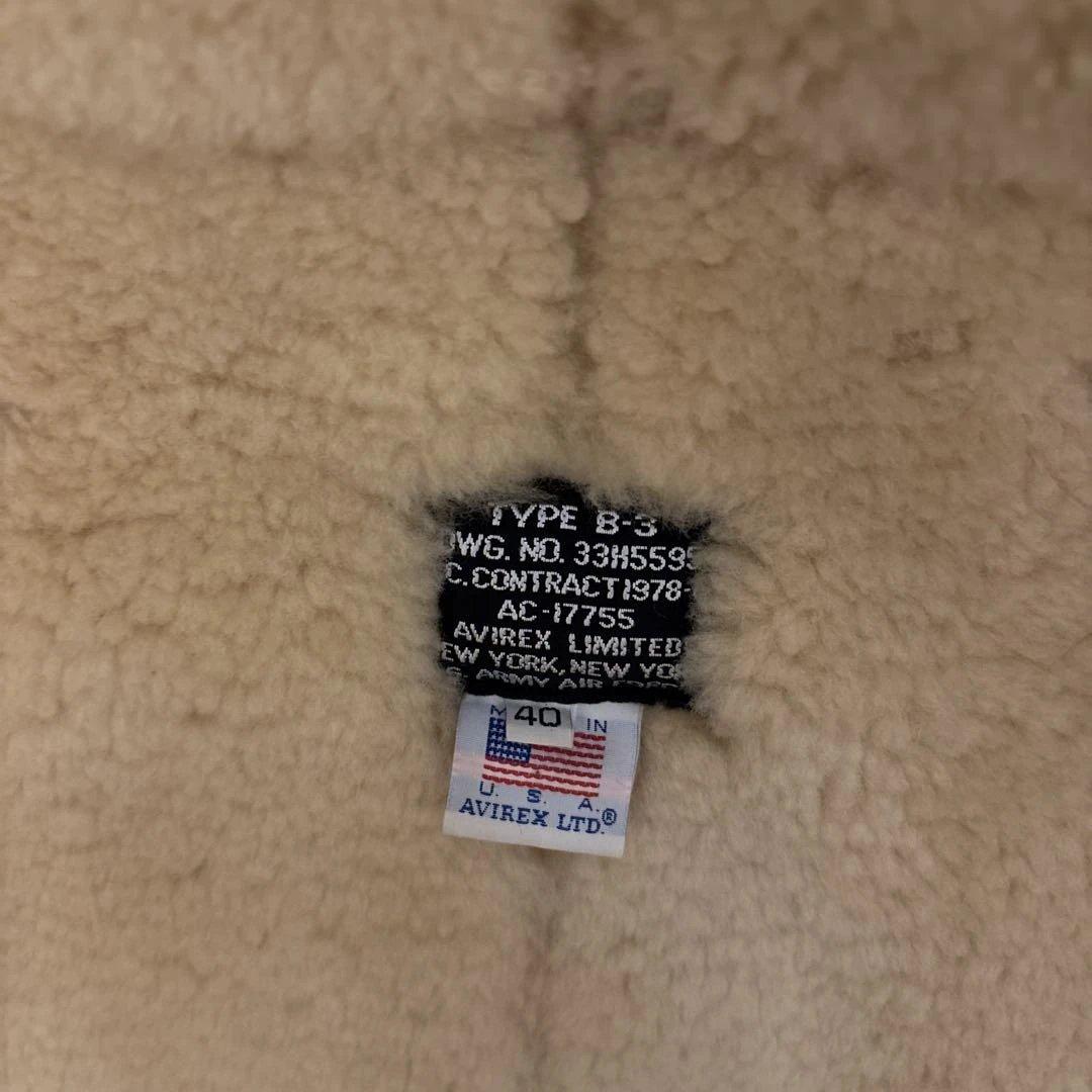 AVIREX B3フライトジャケット