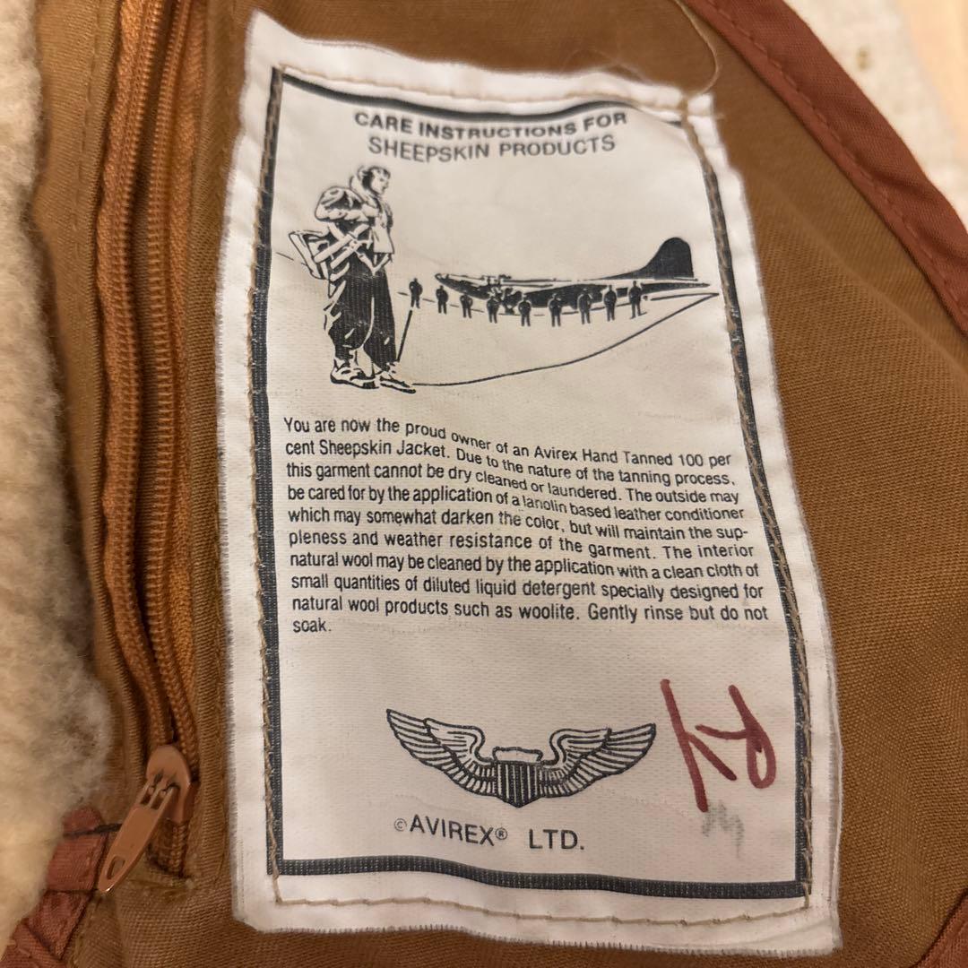AVIREX B3フライトジャケット