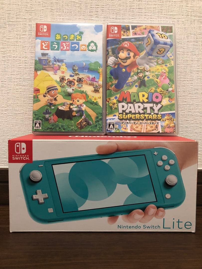 専用枠【美品】Nintendo Switch Lite ターコイズ &ソフト