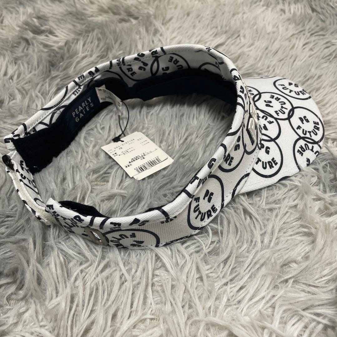 パーリーゲイツ　メンズ　サイズ5 リバーシブル中綿ブルゾン　サンバイザーセット