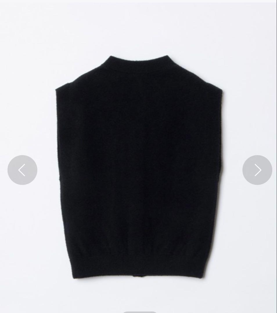 モールWフェイスニットジレ