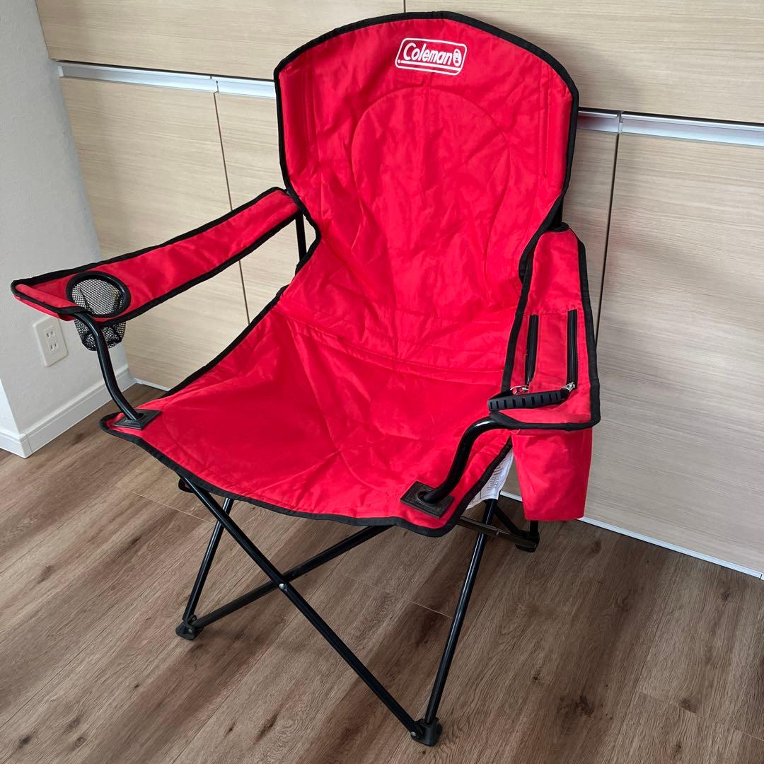 コールマン　折り畳み椅子　肘掛け付き　2脚セット