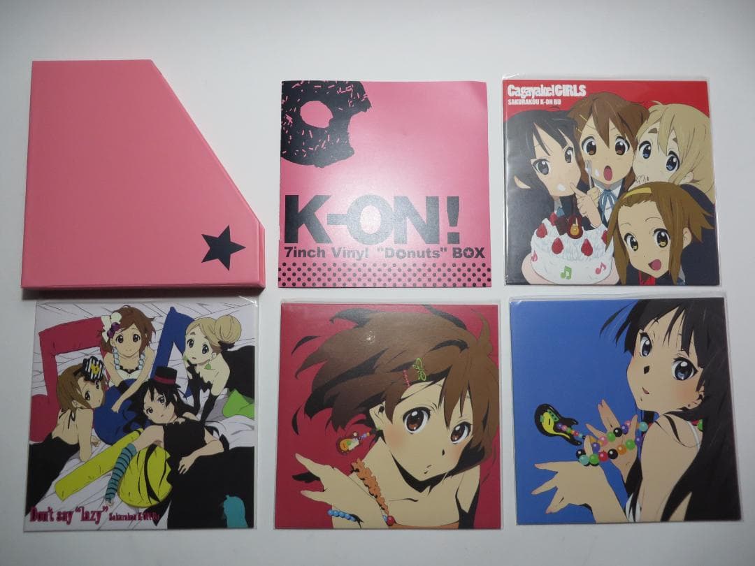 けいおん！ K-ON! 7inch Vinyl Donuts BOX レコード