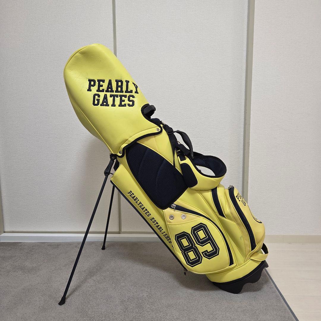 PEARLY GATES パーリーゲイツ スタンド キャディバック イエロー
