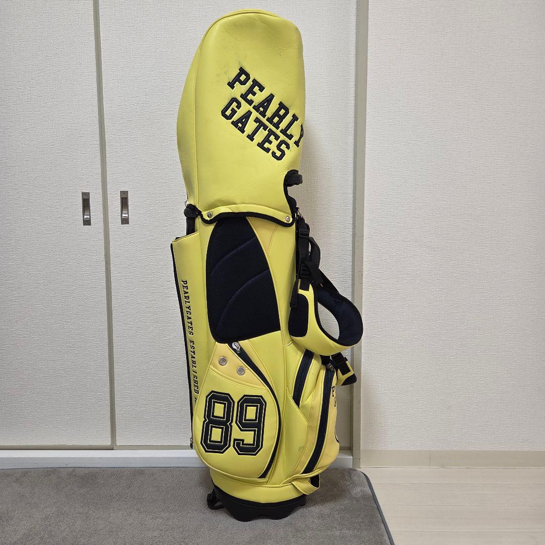 PEARLY GATES パーリーゲイツ スタンド キャディバック イエロー