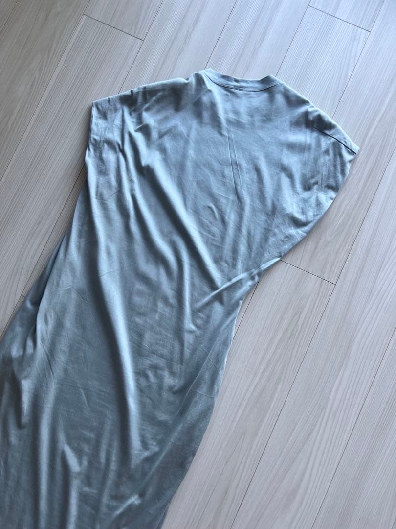 ワンピース Cotton Jersey Asymmetric Dress - grey
