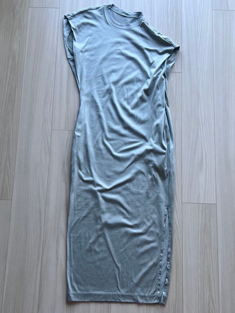 ワンピース Cotton Jersey Asymmetric Dress - grey