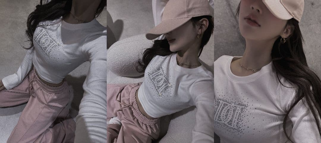 ダーリッチ darich シャイニーDDロゴコンパクトロングTシャツ ブラック