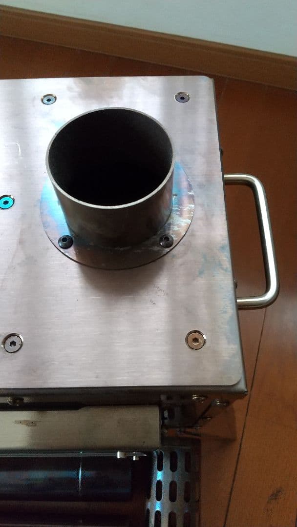 MOON LENCE 薪ストーブ 二次燃焼 耐熱ガラス窓 煙突 コンパクト