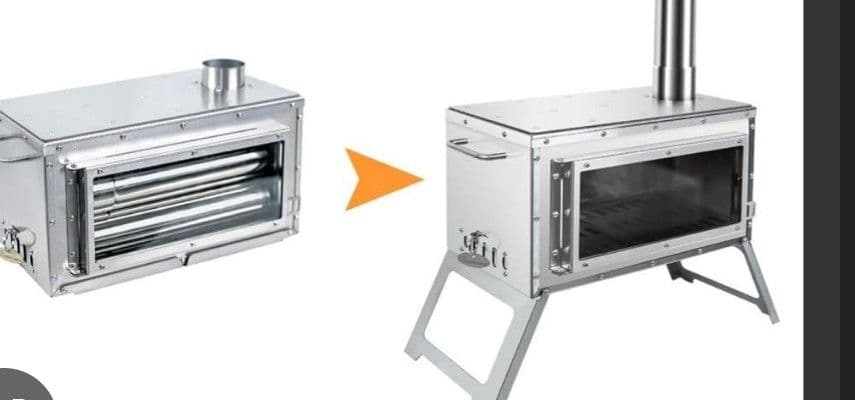 MOON LENCE 薪ストーブ 二次燃焼 耐熱ガラス窓 煙突 コンパクト