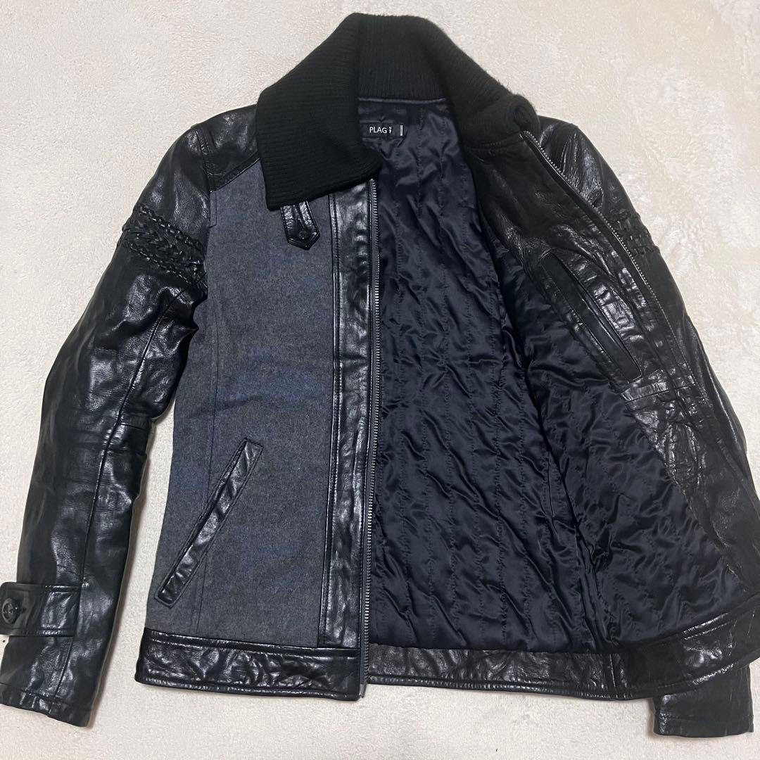 橋本環状七号線✨PLAG テットオム ラムレザージャケット シープ
