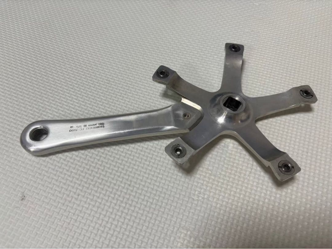 SHIMANO クランクセット シルバー 175 NJS #004