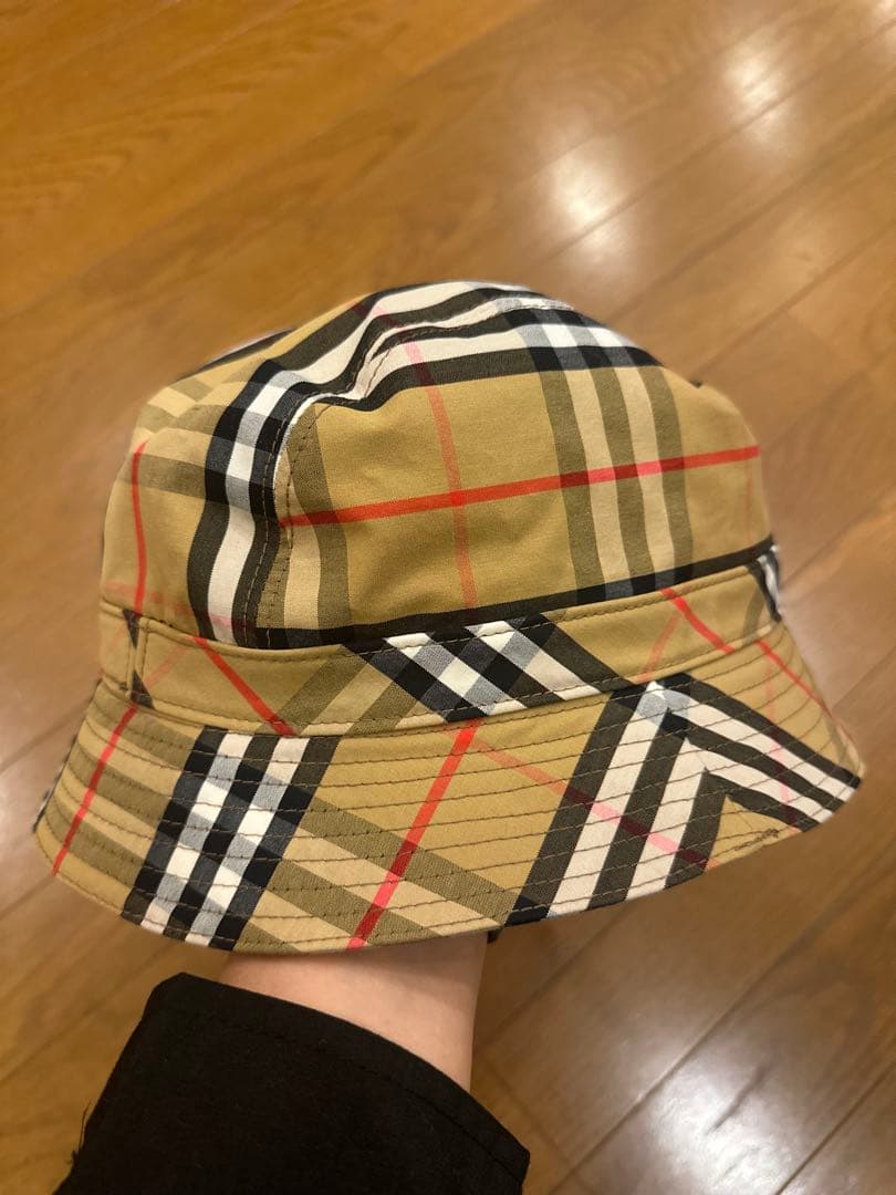 Burberry チェック柄 バケットハット 高島屋購入正規品 Mサイズ