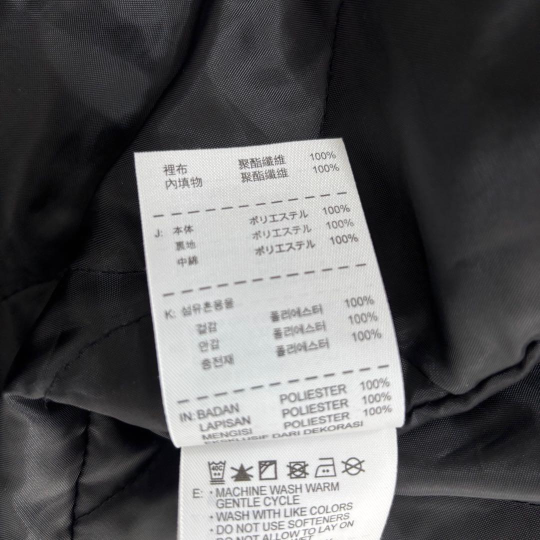 Nike ナイキ フード付きベンチコート ボア キルティング デカロゴ 2XL