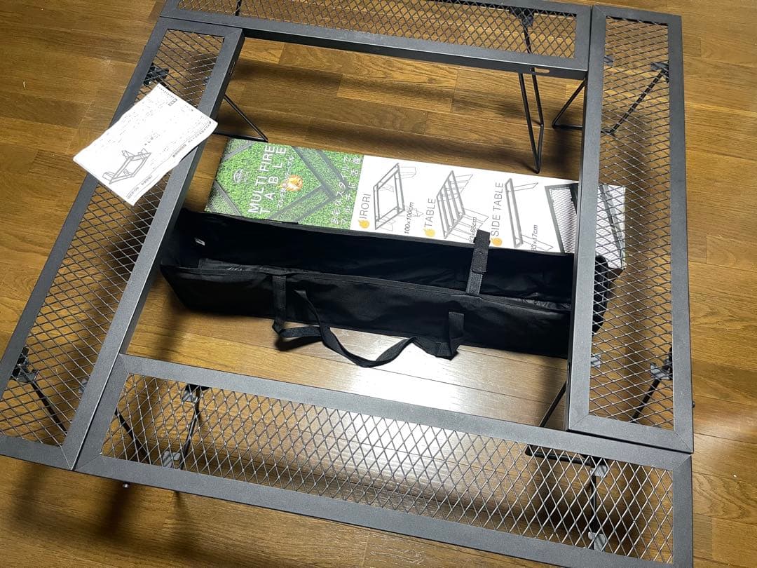 BUNDOK(バンドック) マルチ 囲炉裏 焚き火 テーブル 組み替え可能