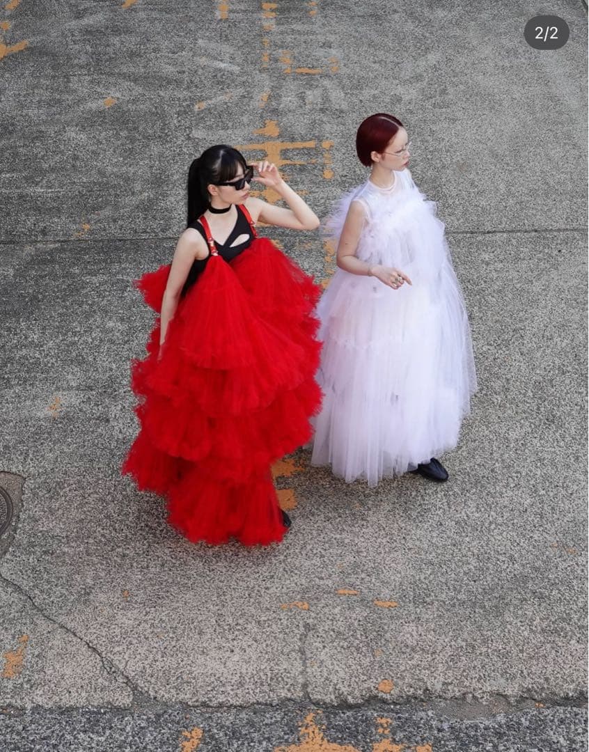 noir kei ninomiya ノワールケイニノミヤ チュール ドレス