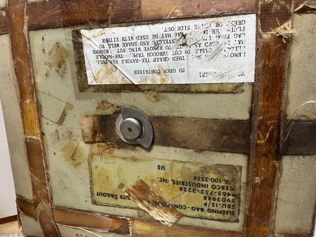 米軍 寝袋 ベトナム戦争 SUR15/P 実物