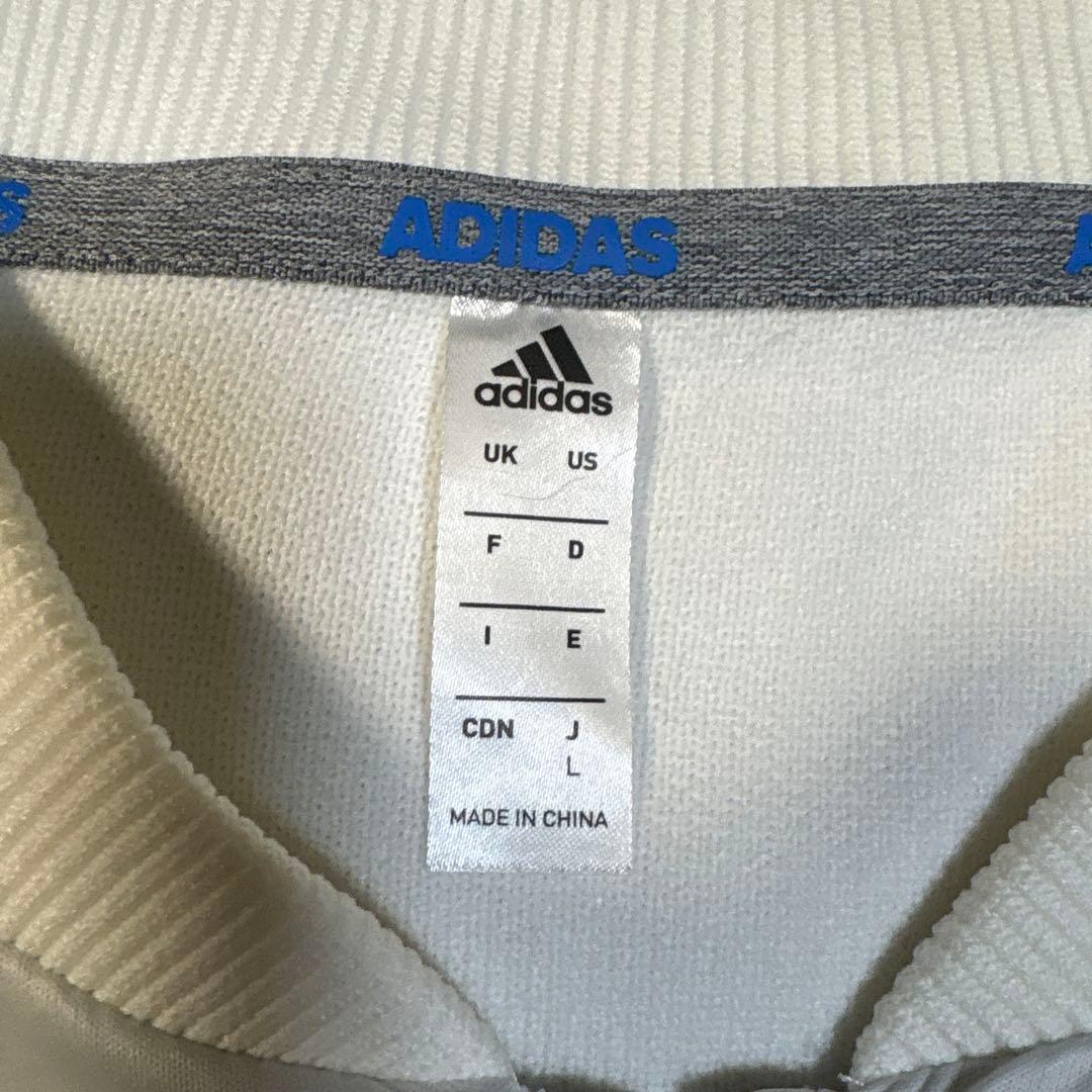 オシャレ アディダス ファブリックミックス ストレッチ長袖ジャケット