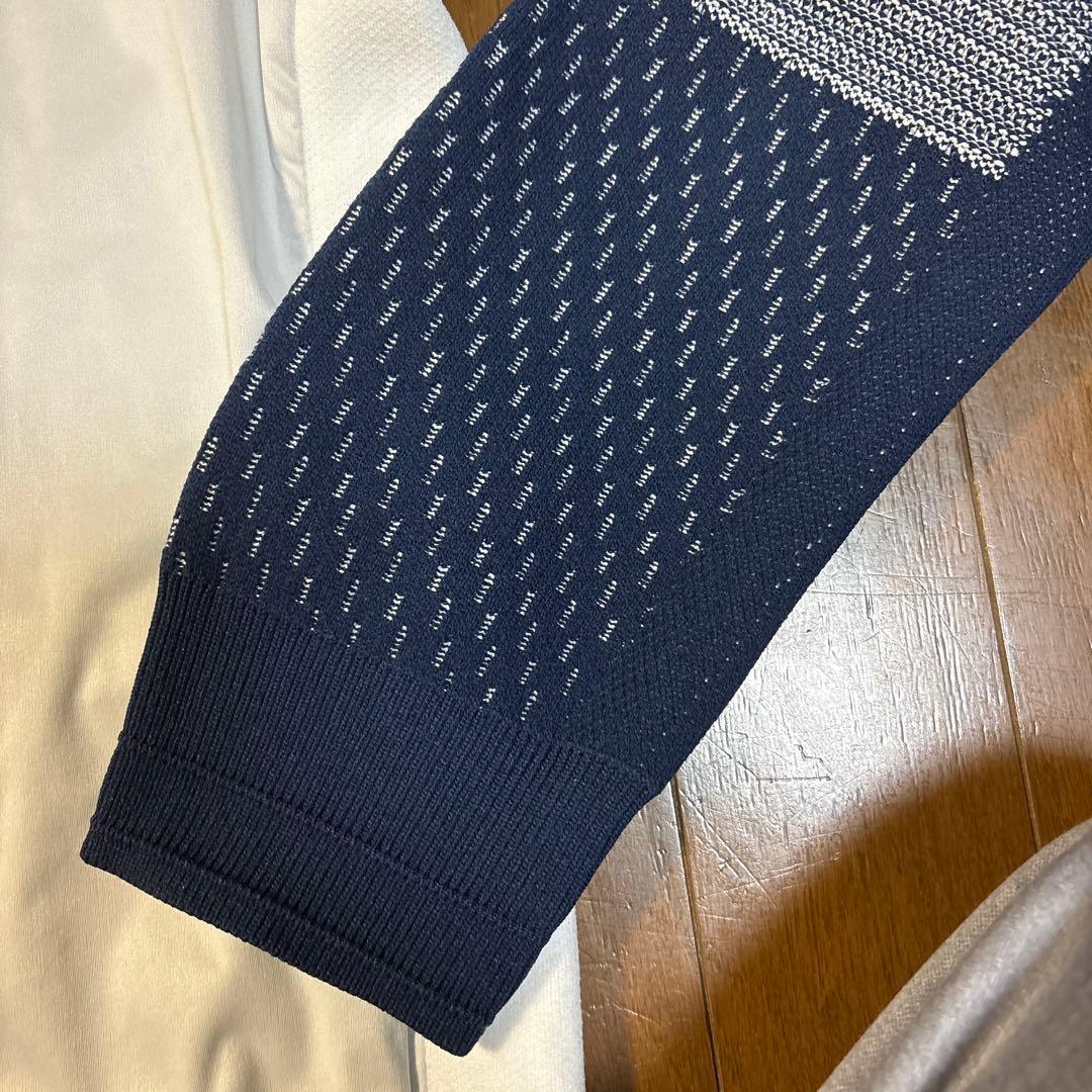 オシャレ アディダス ファブリックミックス ストレッチ長袖ジャケット