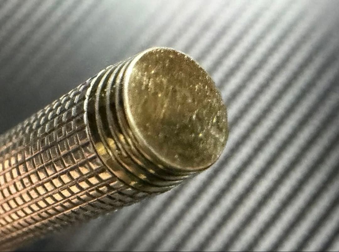 美品 パーカー フラットトップ 75 万年筆 シズレ F スターリングシルバー