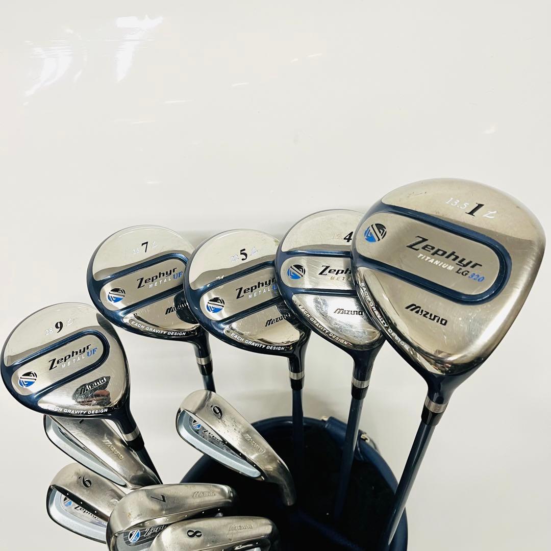 女性用　MIZUNO ミズノ　レディース　ゴルフセット　ゴルフ一式　クラブセット