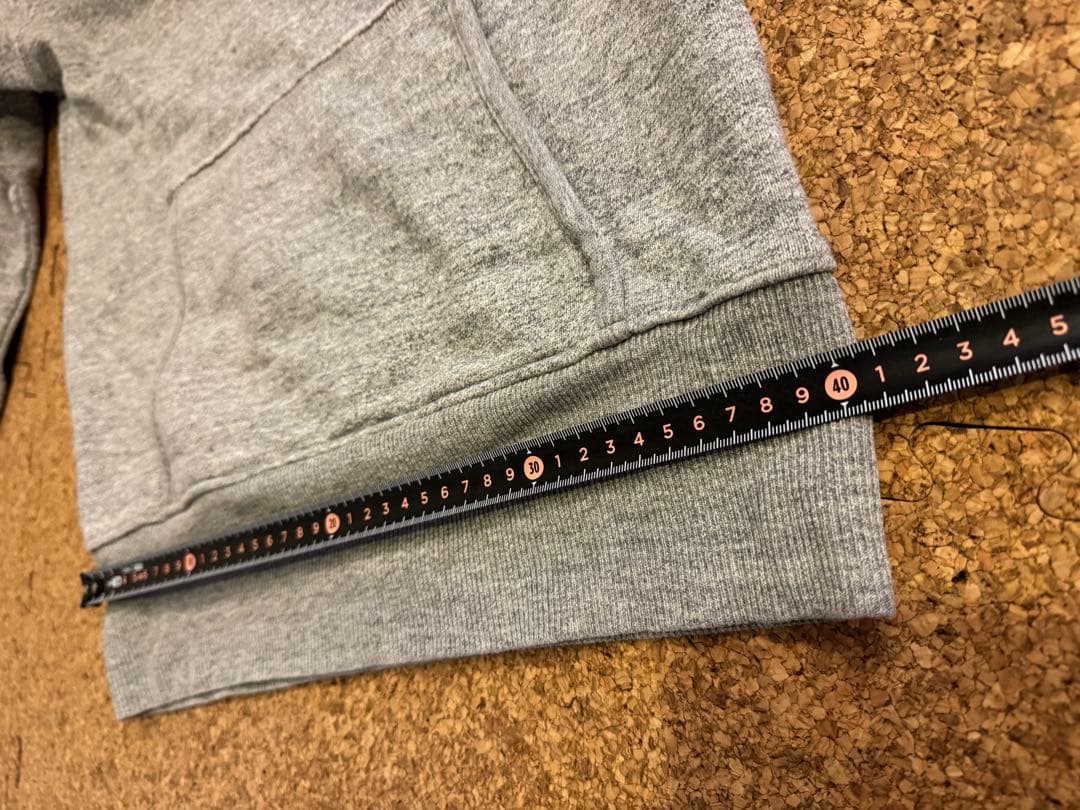 KAPITAL 多色柄フード スウェットパーカー グレー