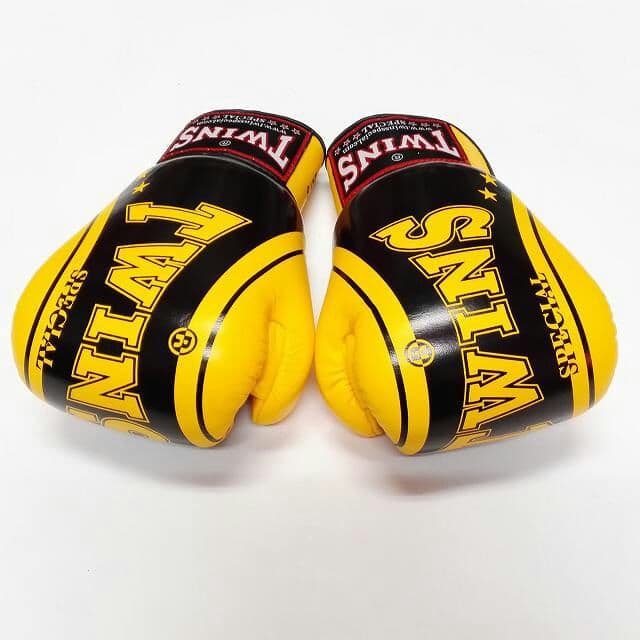 新品 正規 TWINS 本格ボクシンググローブ 本革製 サイズ選択 TWSP黄黒