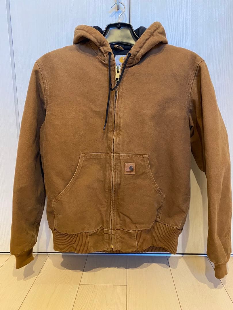 希少 Carhartt アクティブジャケット キルティング S ブラウン