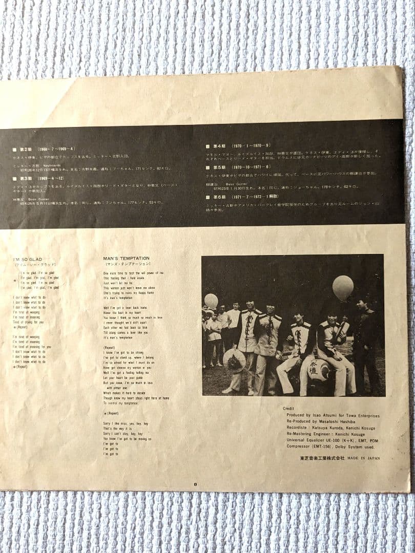 ザゴールデンカップス(長い髪の少女）2枚組アルバム