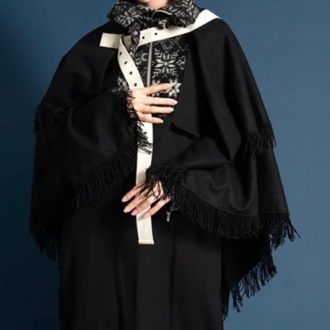 Y's PINK ヨウジヤマモト フリンジ ケープ ポンチョ タケシコウサカ