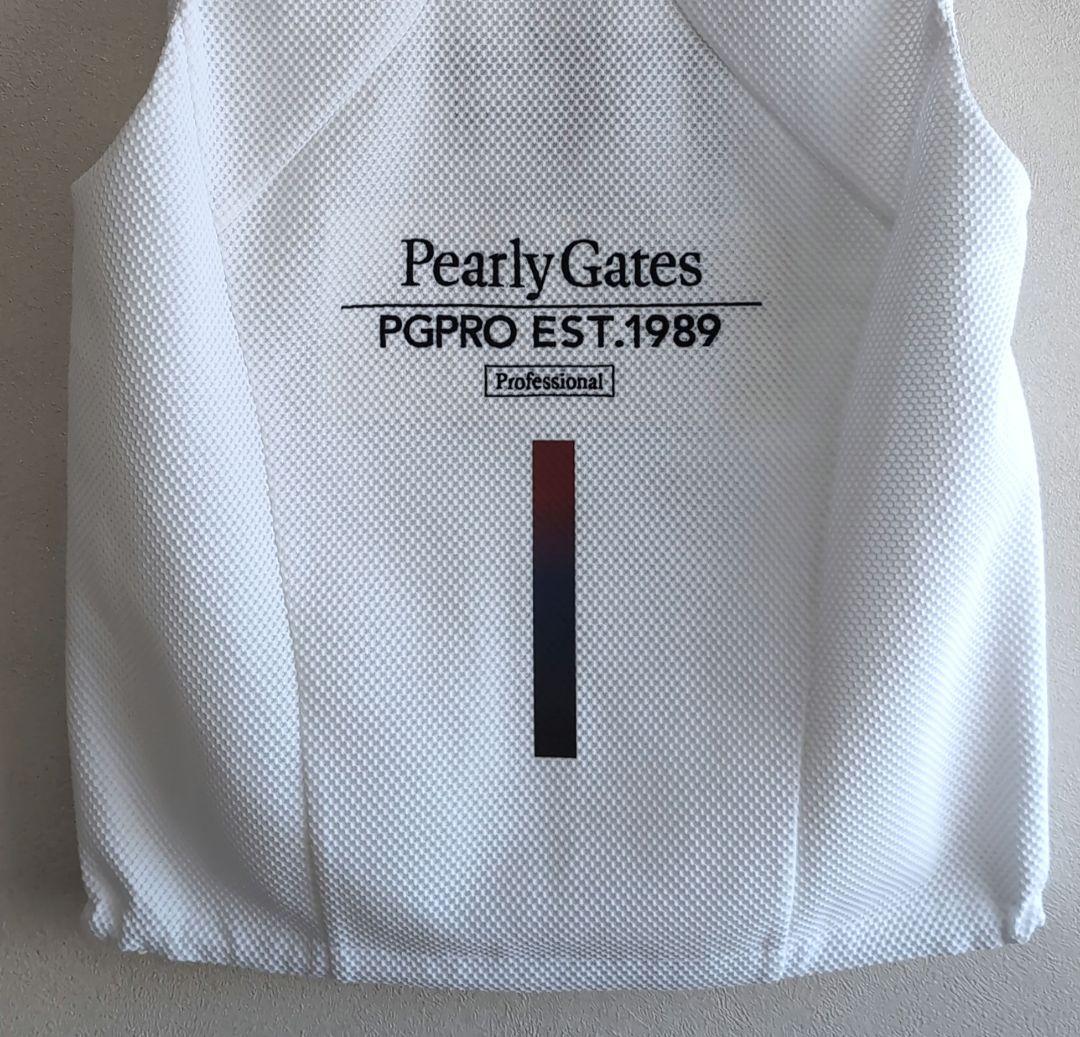 美品　近年モデル【パーリーゲイツPEARLYGATES】メンズリバーシブルベスト