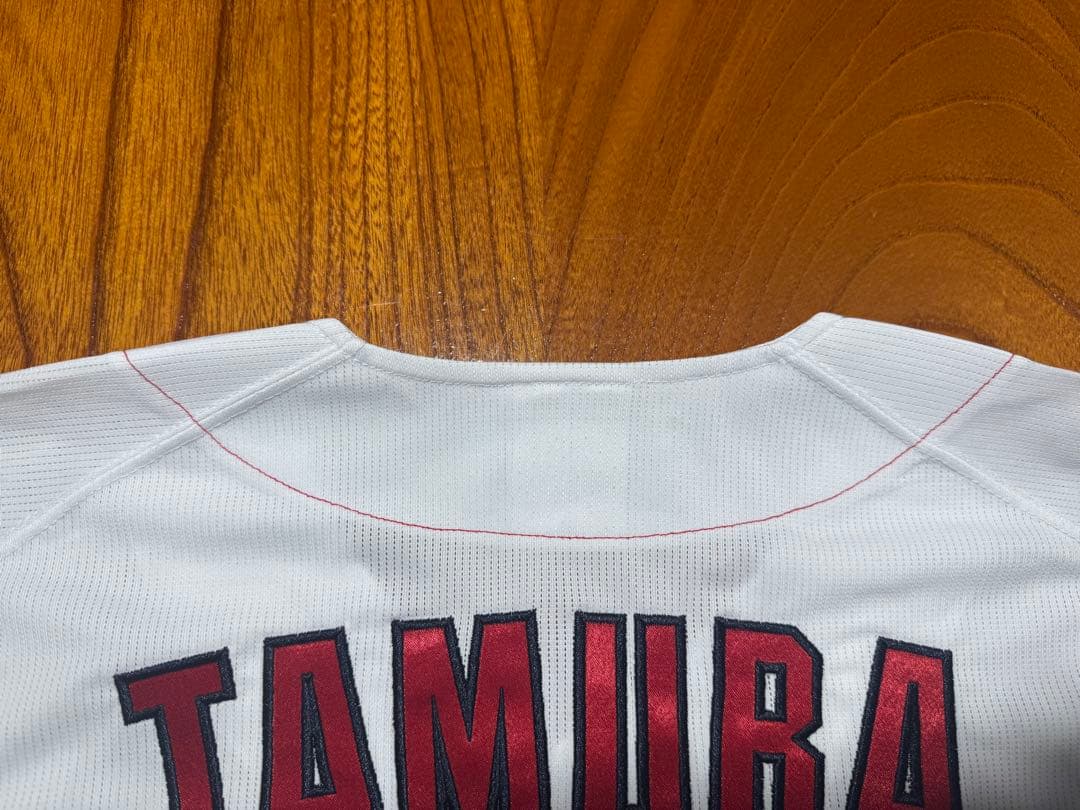 未使用 広島カープ 田村俊介 背番号60 ハイクオリティユニフォーム Oサイズ