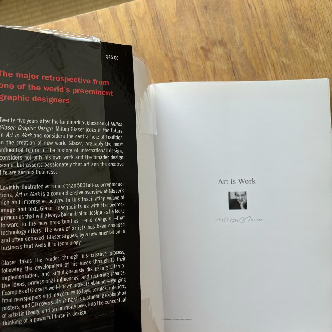 Milton Glaser ・Art is Work