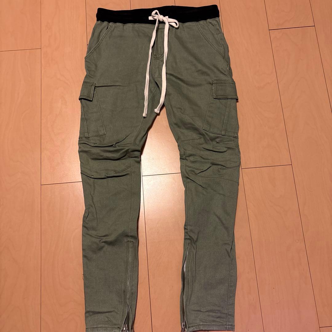 mnml カーゴパンツ オリーブ　M