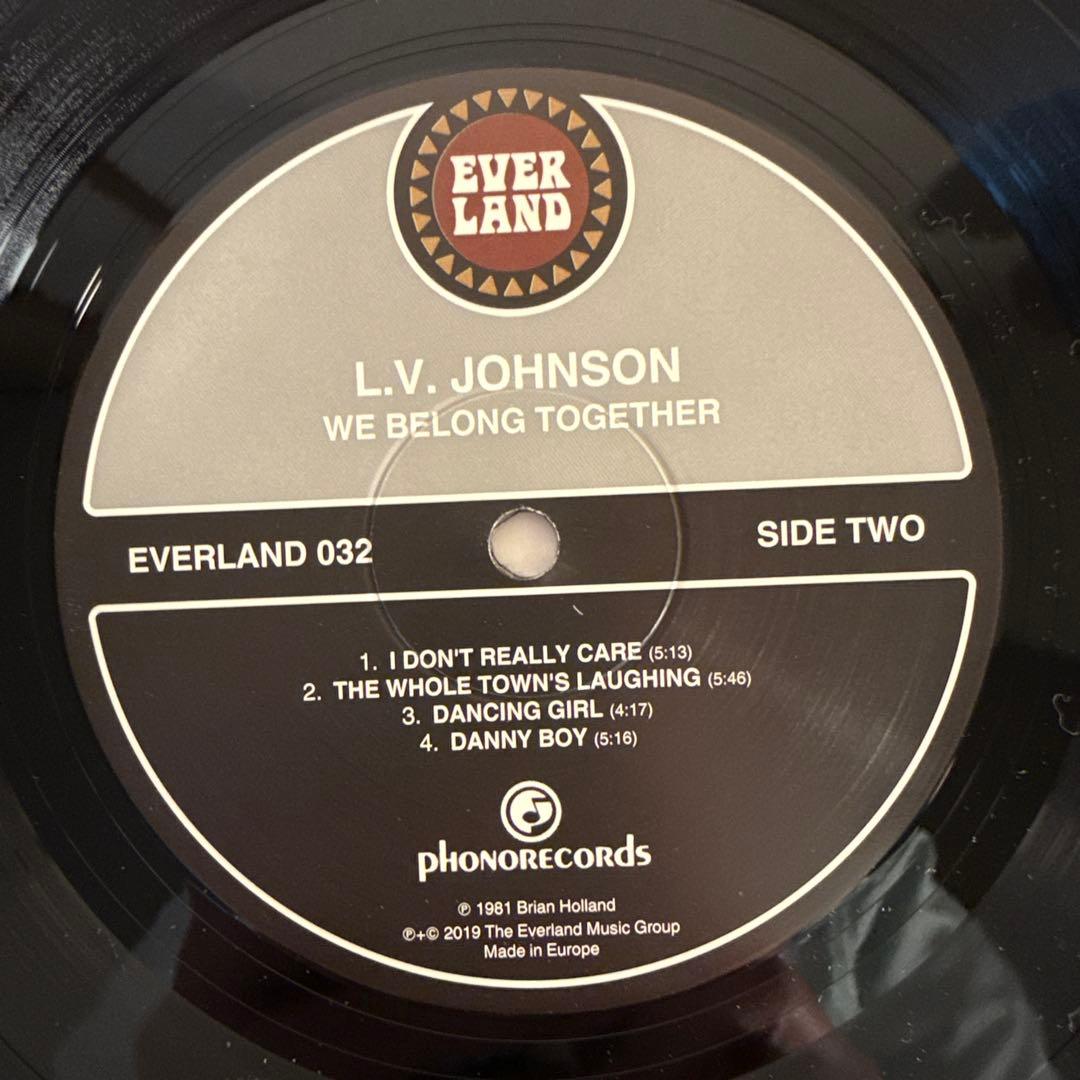 洋楽 L.V. Johnson We Belong Together LP