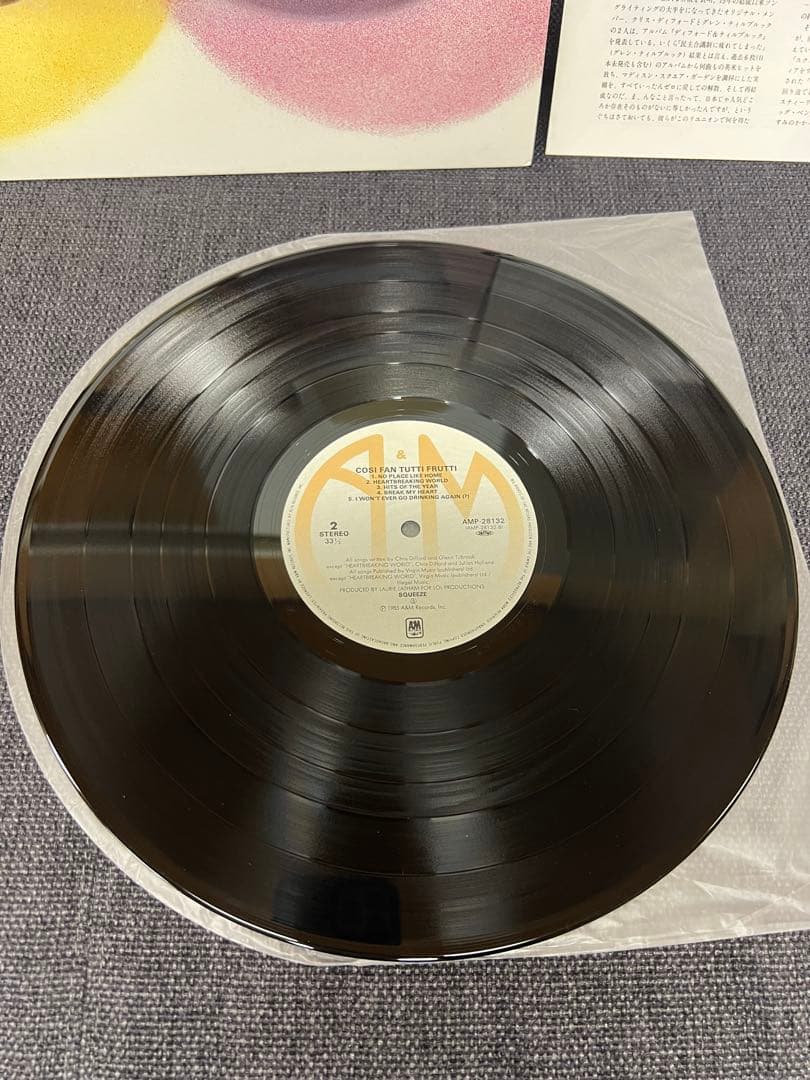 Squeeze 名盤 Cosi Fan Tutti Frutti 帯付LP洋楽