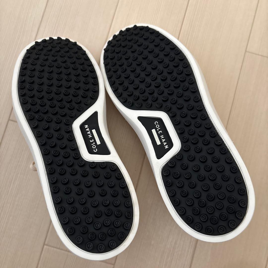 COLE HAAN GrandPro ベージュレザーシューズ