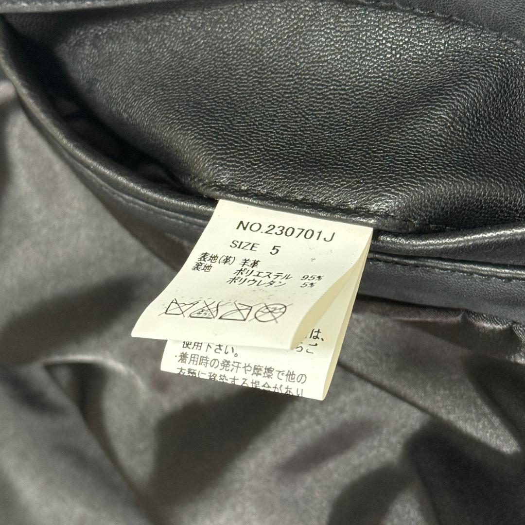 希少XL✨JACKROSE ジャックローズ ダブル ライダース ジャケット 羊革