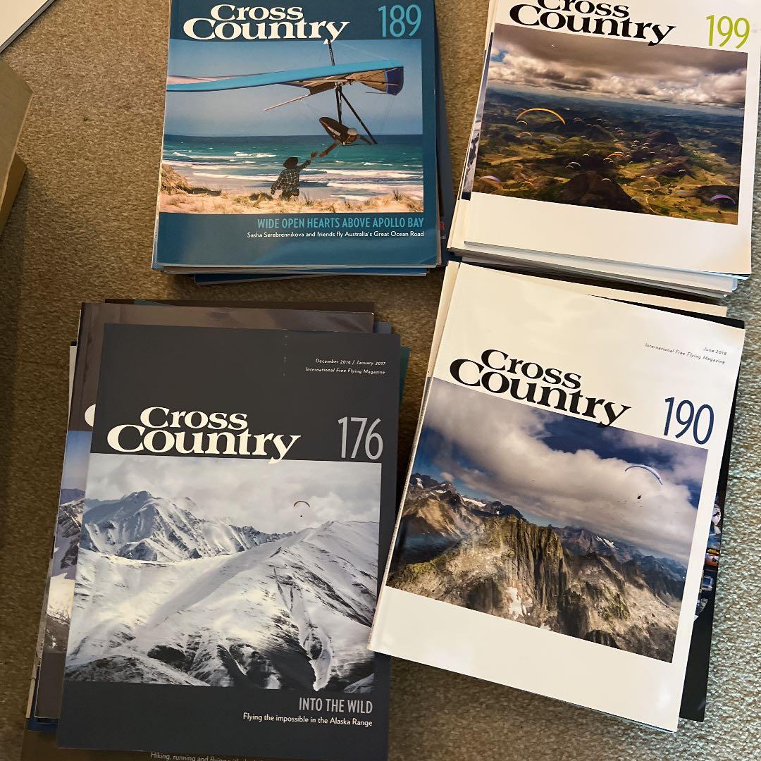 パラグライダー写真が綺麗な専門誌　Cross Country  2019〜セット