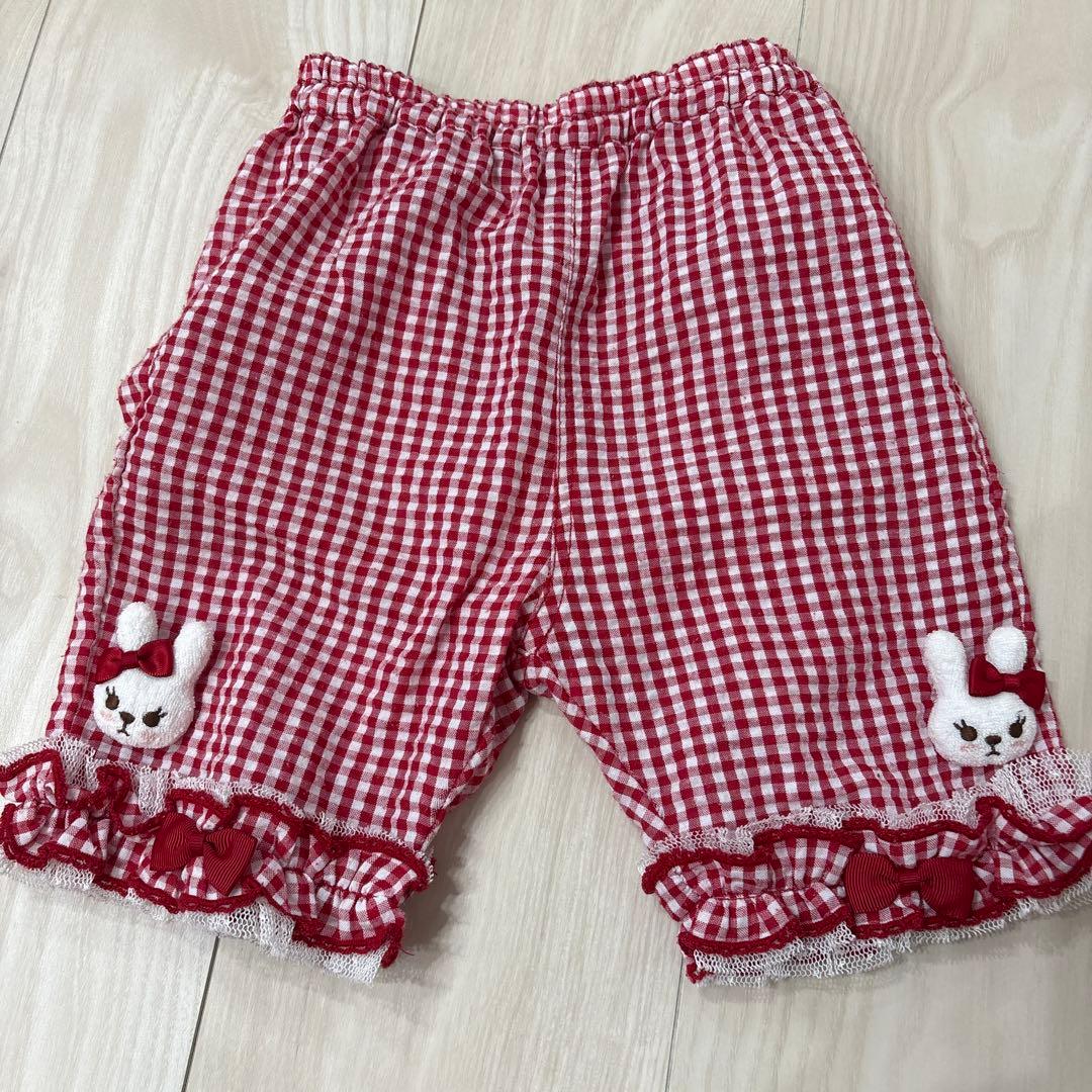 【Rokoko】シャーリーテンプル　うさぎ上下セット　90cm