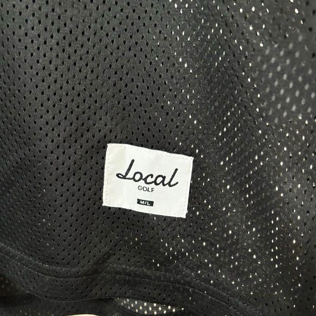 LOCAL GOLF ゴルフ　ベースボールシャツ　メッシュ　アーチロゴ　M L