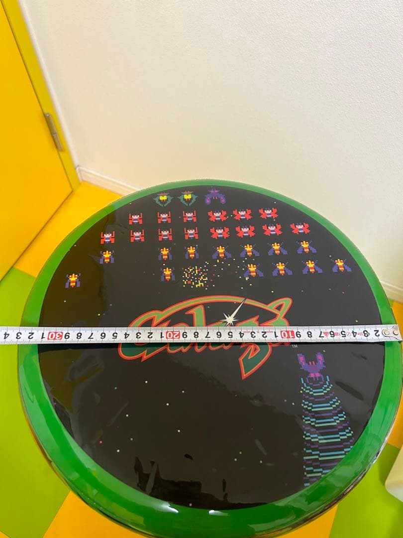非売品　レトロゲーム　ギャラガの座面　椅子　チェア　ナムコ　ゲームセンター