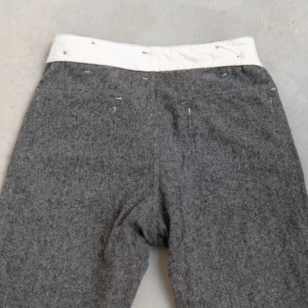 EG ウールフラノ ファティーグパンツ 32 裾ダブル仕上げ USA製