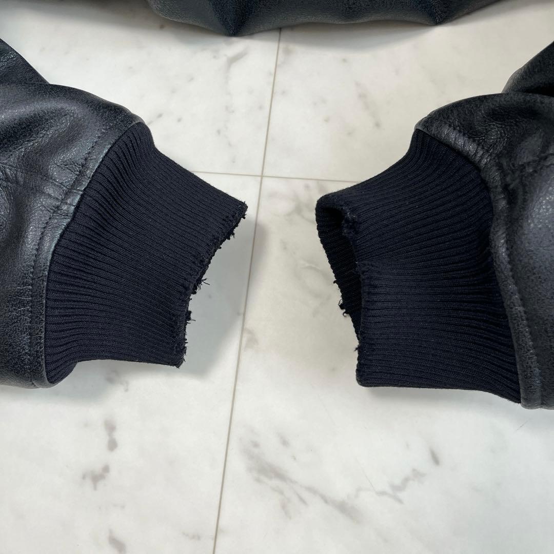 極美品✨ZARA ザラ コントラストフード付きフェイクレザー ジャケット S