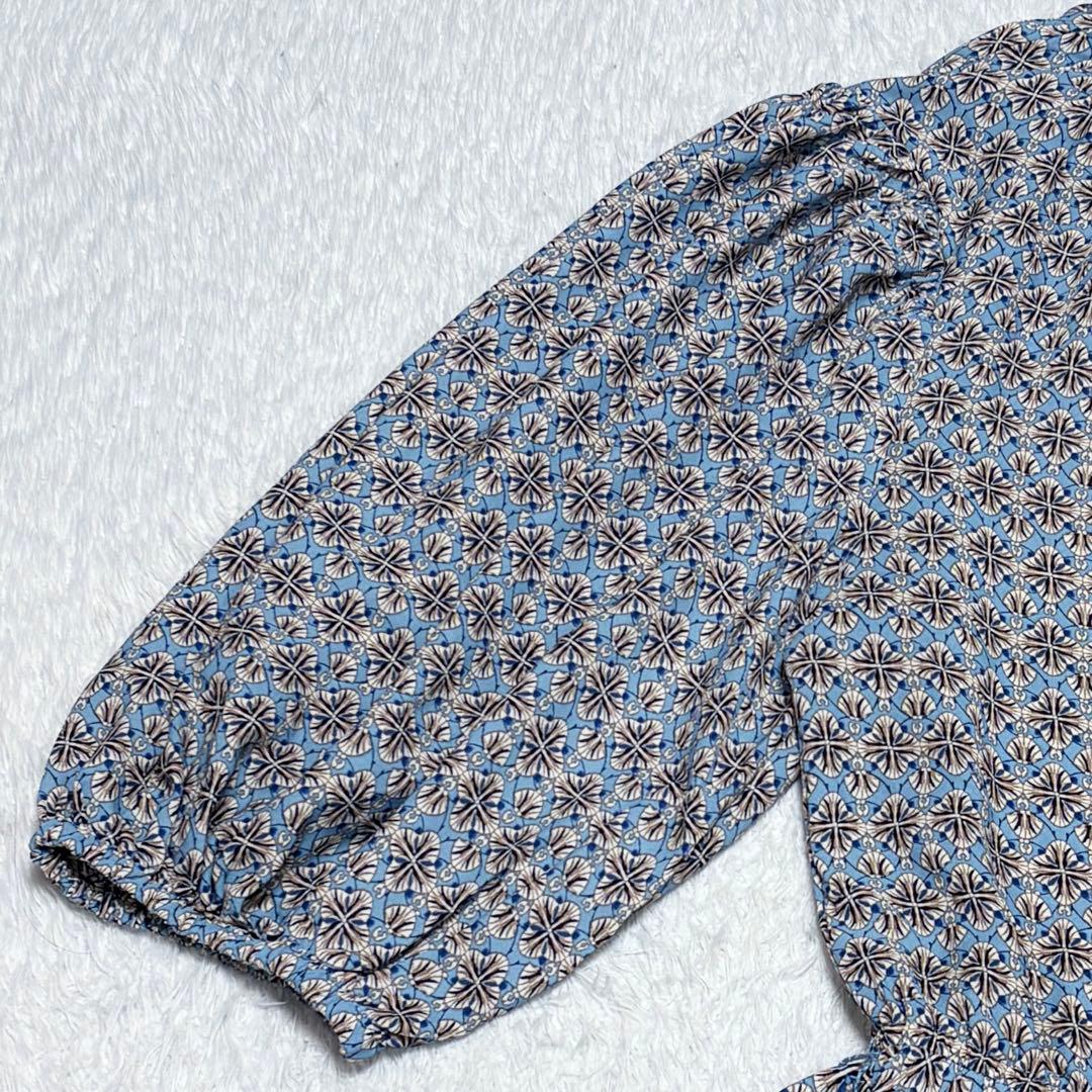 【美品】マックススタジオロンドン プリーツ ボリューム ワンピース 上品 春