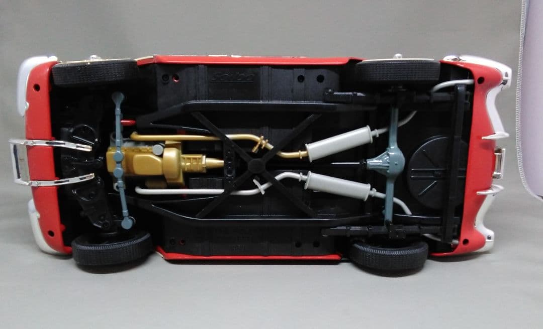 シボレーコルベットC1 赤 1958 ミニカー